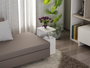 Hanah Home Mesa Auxiliar Sister White Inspiración Escandinava Tablero Melamina 18mm 35x60x29.5cm